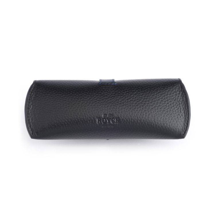 Luxe Eyeglass Case, black-pebble
