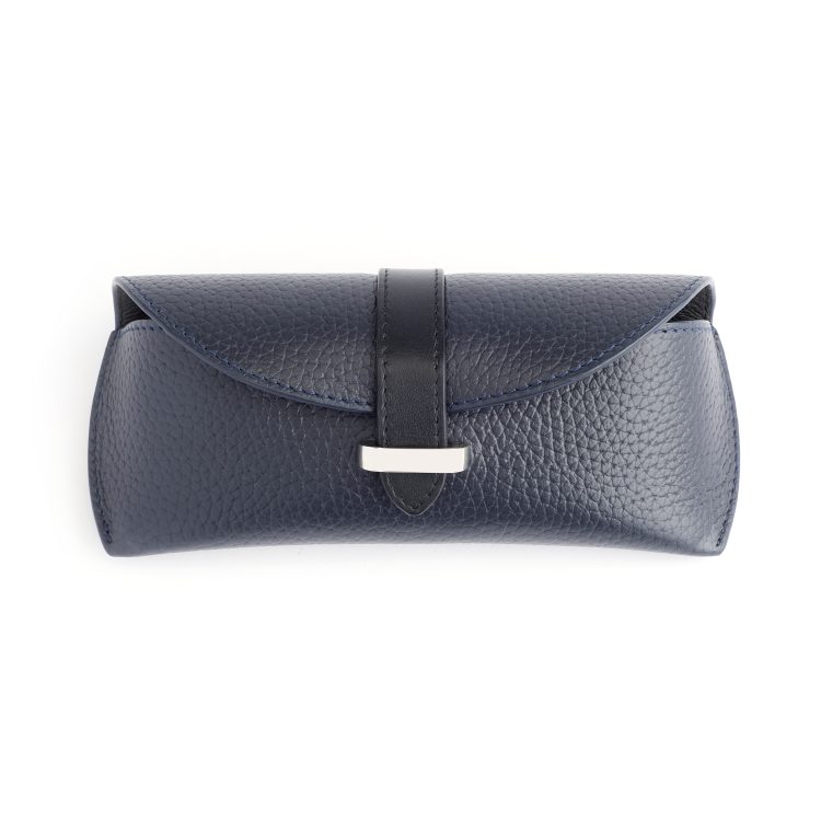 Luxe Eyeglass Case, blue-pebble