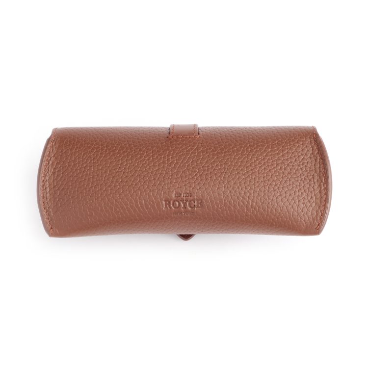 Luxe Eyeglass Case, tan-pebble