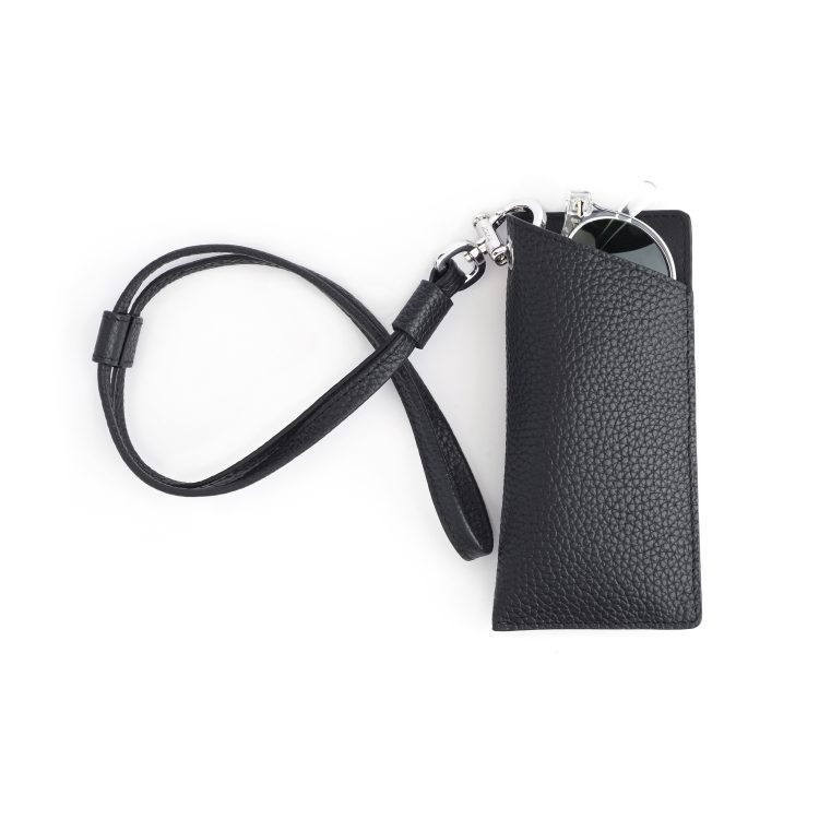 Eyeglass Sleeve with Card Holder & Removable Strap