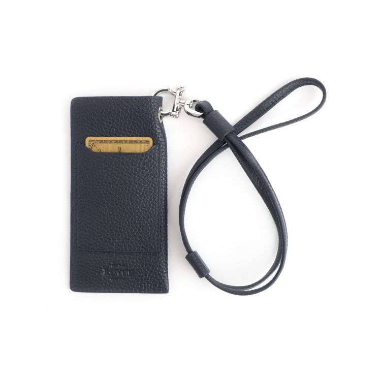 Eyeglass Sleeve with Card Holder & Removable Strap, blue