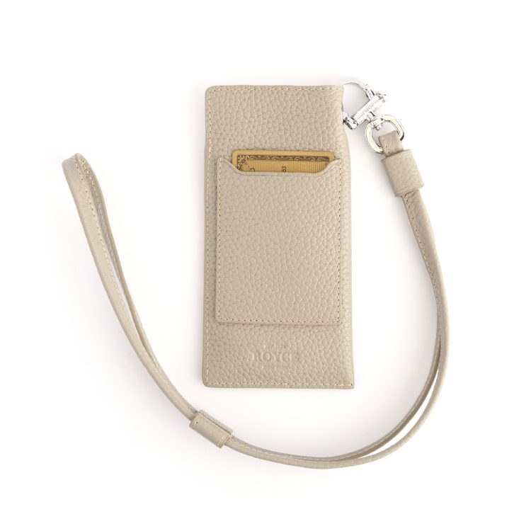 Eyeglass Sleeve with Card Holder & Removable Strap, taupe