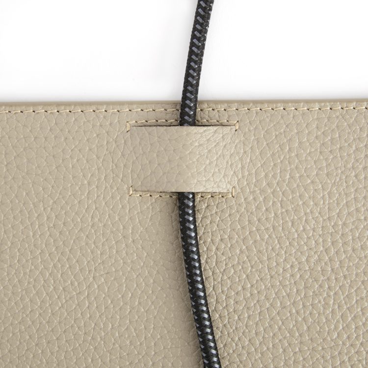 Desk Pad Blotter with Cable Loop, taupe