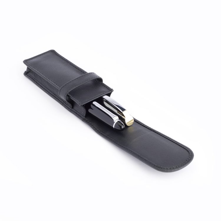 Double Fountain Pen Carrying Case, black