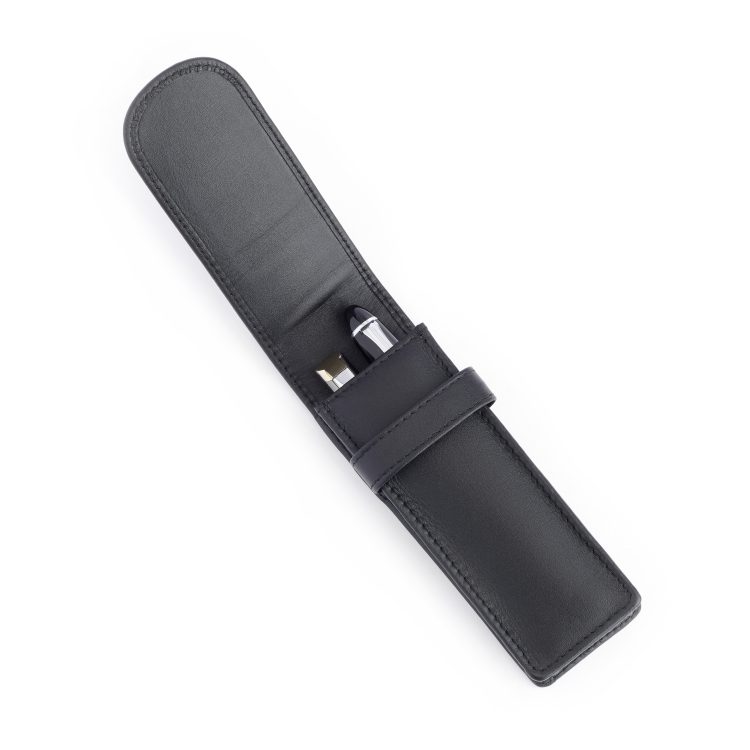 Double Fountain Pen Carrying Case, black
