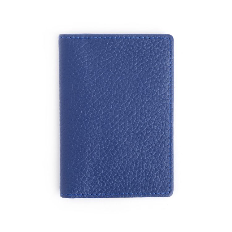 Vertical Card Wallet, cobalt-blue