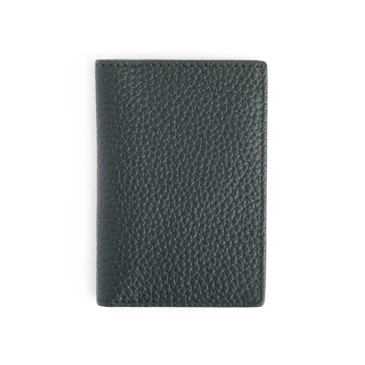 Vertical Card Wallet, dark-green