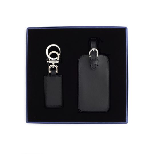 Luggage Tag and Key Chain Gift Set