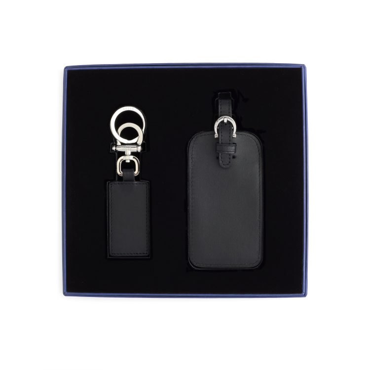 Luggage Tag and Key Chain Gift Set