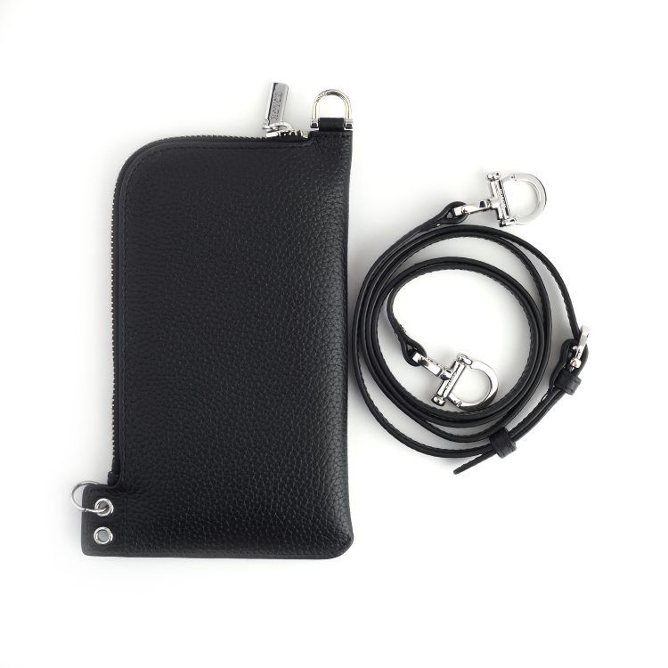 Crossbody Phone Case Wallet, black