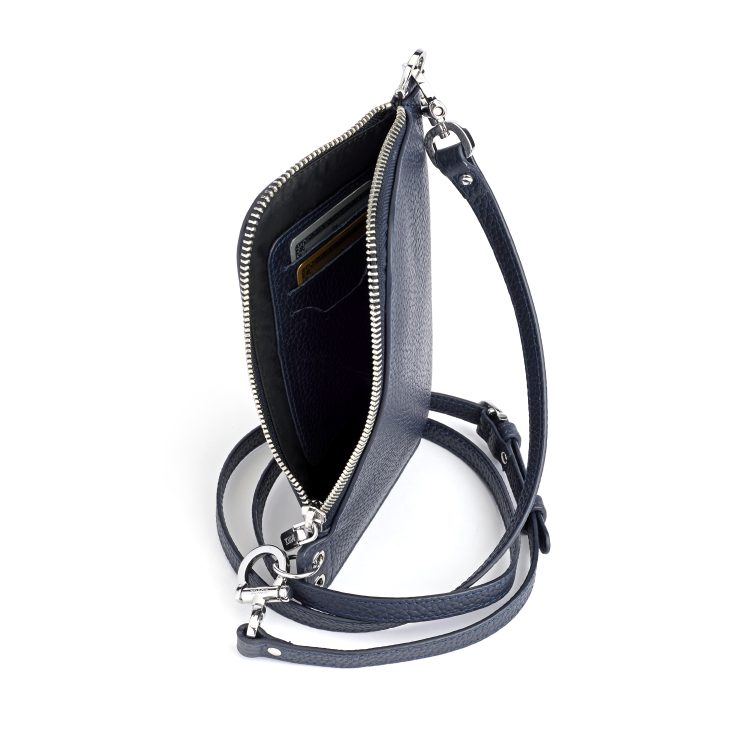 Crossbody Phone Case Wallet, blue