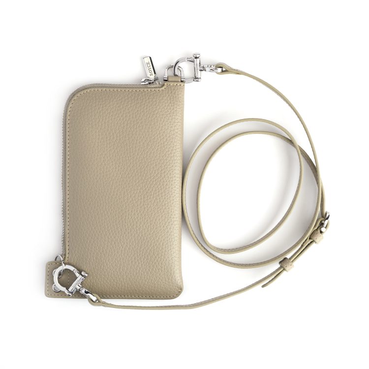 Crossbody Phone Case Wallet, taupe