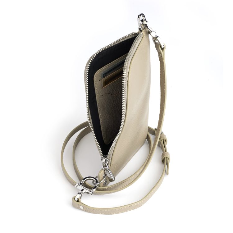 Crossbody Phone Case Wallet, taupe