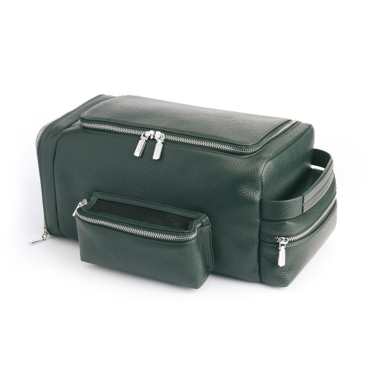 Executive Golf Shoe Travel Bag, dark-green