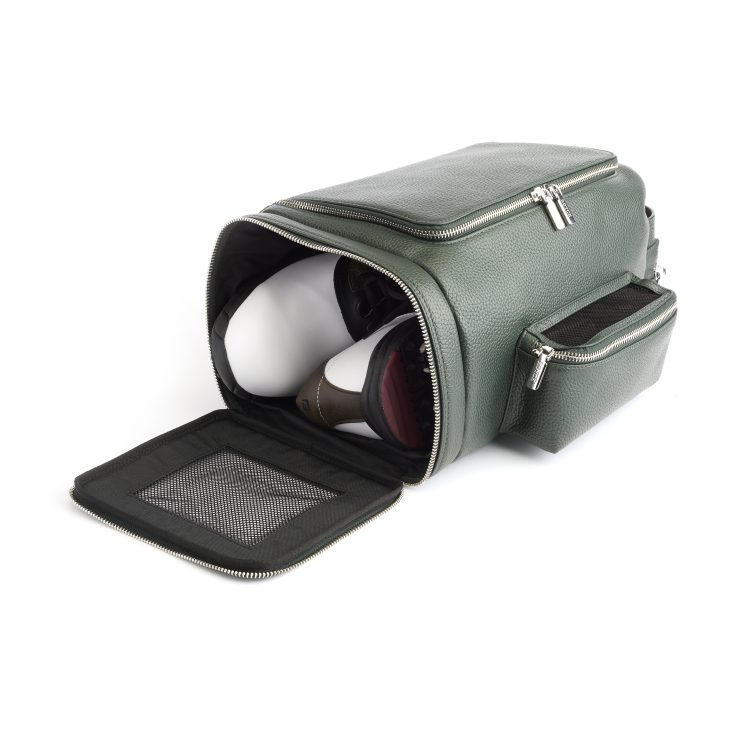 Executive Golf Shoe Travel Bag, dark-green