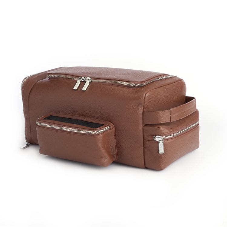 Executive Golf Shoe Travel Bag, tan