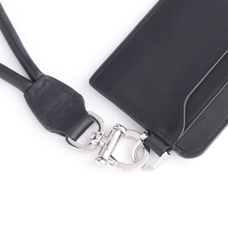 Looped Key Fob or Wristlet Attachment, black