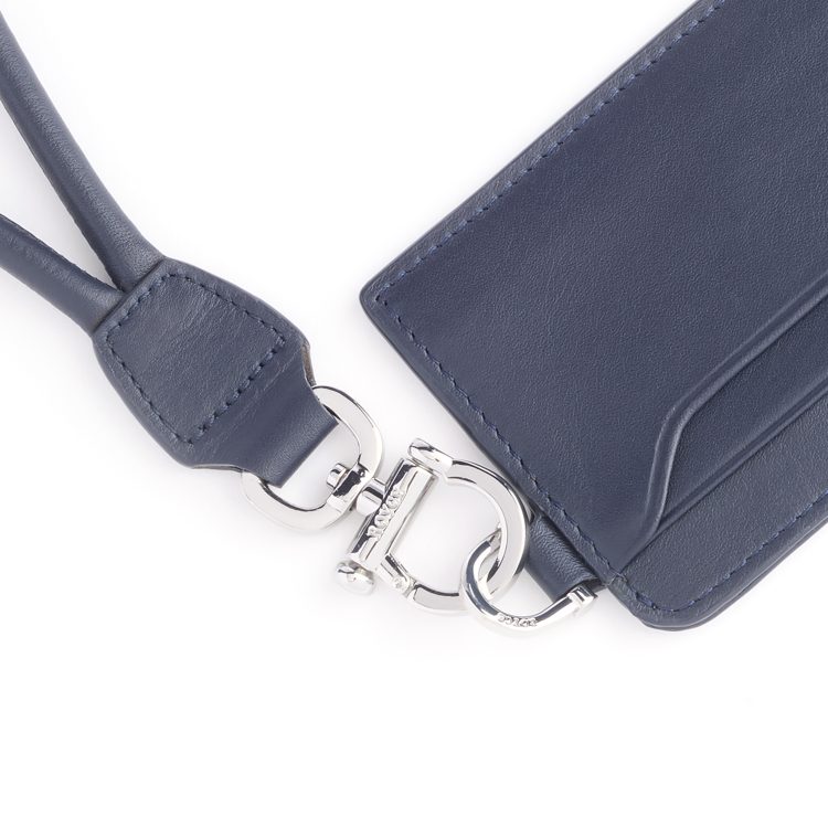 Looped Key Fob or Wristlet Attachment, blue