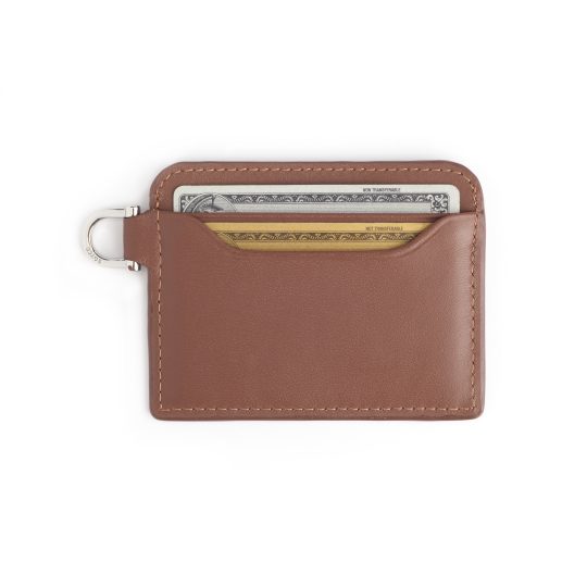 RFID Blocking Slim Cardholder with Key Fob