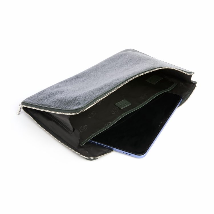 Executive Zip Tablet & Document Portfolio, dark-green
