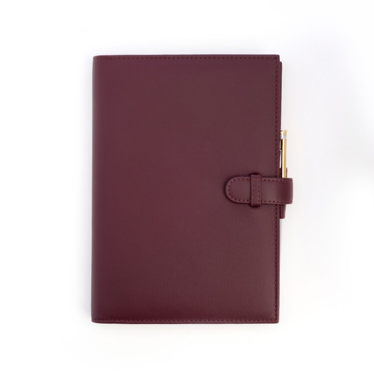 2027 Weekly Refillable Calendar Planner, windsor-wine